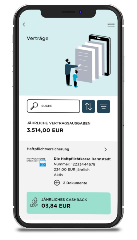 digitaler Vertragsordner von feelix